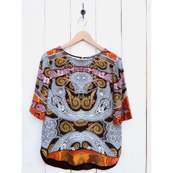 Twelfth Street By Cynthia Vincent Shirt Tail Tee M - Picture 6 of 11